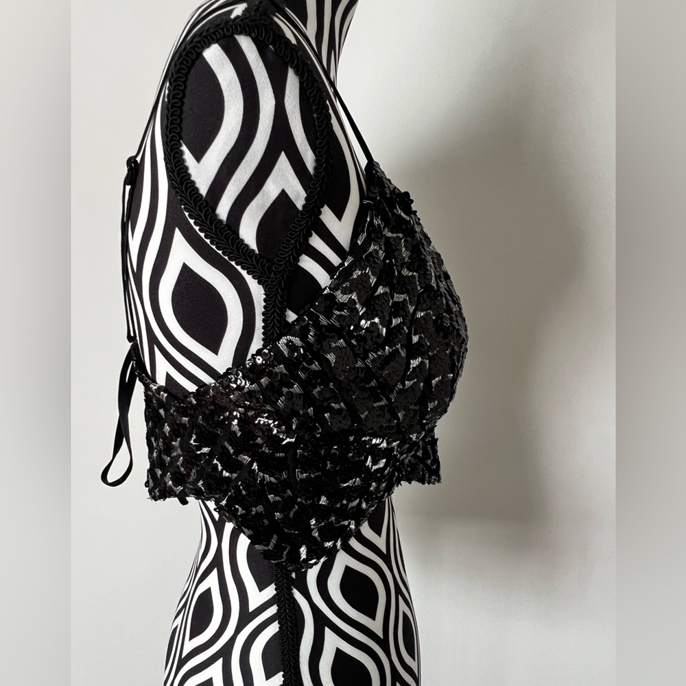 NWT Free People Night Shine Sequin Brami - Picture 10 of 12
